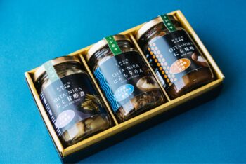 ごはんのおともにぴったりの『にら甘酢煮』、『にらちりめん』、『にら味噌』